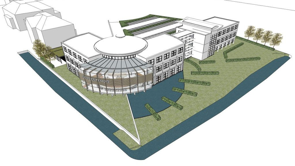Foto: College biedt gemeenteraad definitief ontwerp gemeentehuis aan
