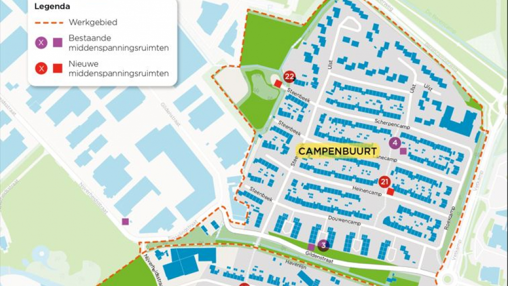 Foto: Liander gaat Stroomnet vernieuwen in Campenbuurt en Bruin Slotlaan