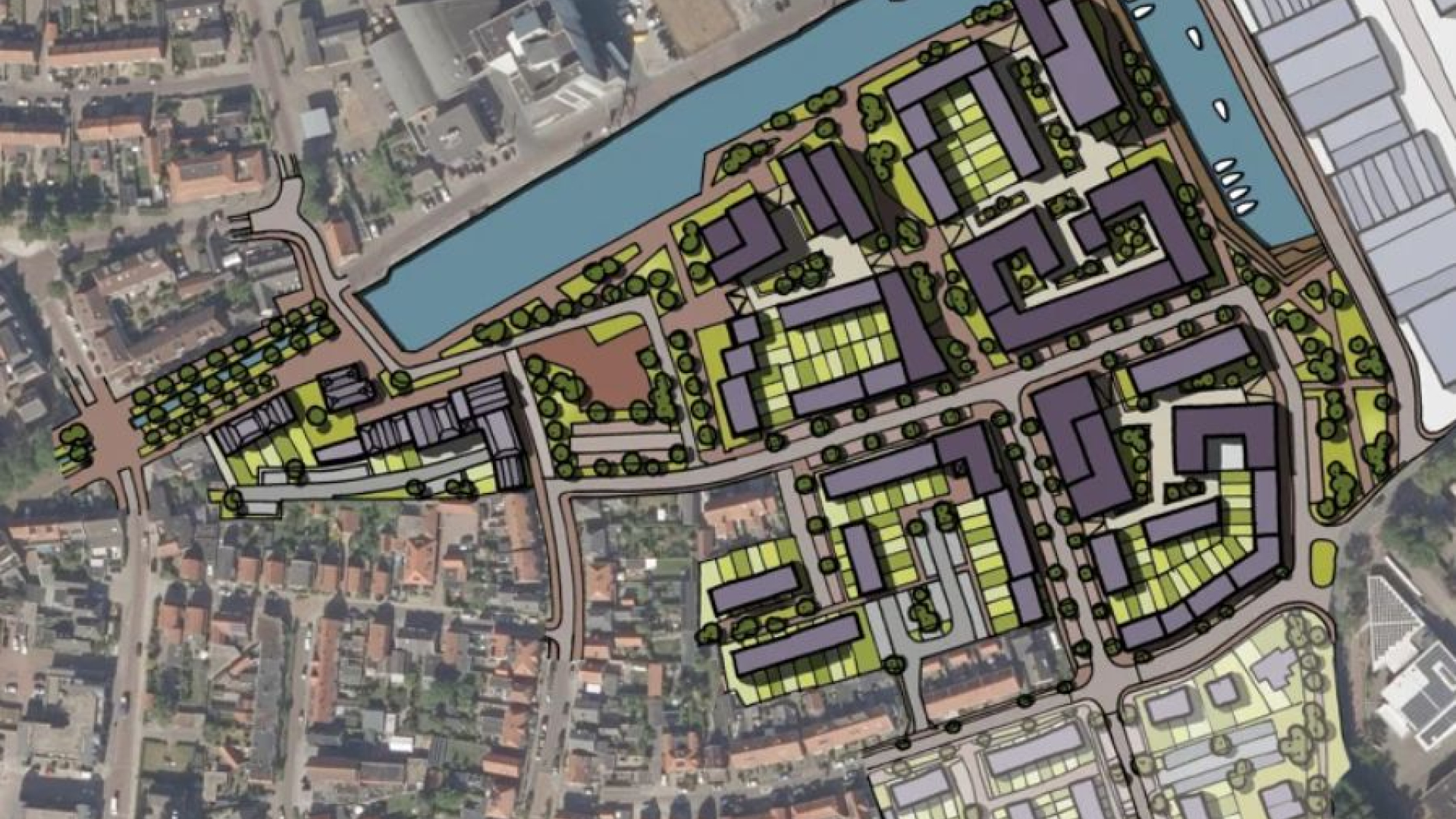 Foto: Ontwerpbestemmingsplan Stadshaven Nijkerk, fase 2 ter inzage