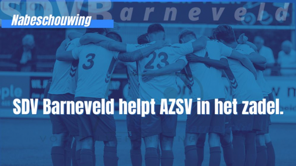 Foto: SDVB help AZSV in het zadel