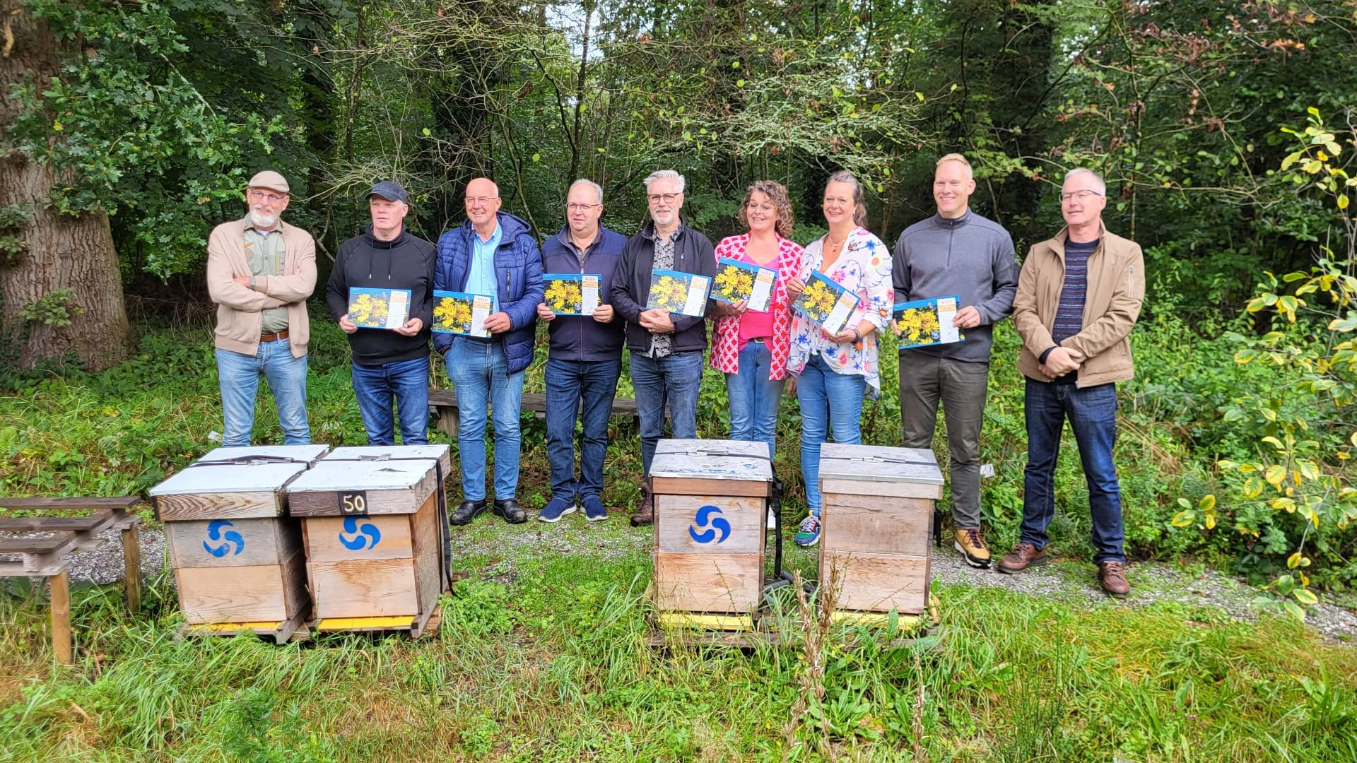 Foto: De Veluwe is weer negen bijenhouders rijker