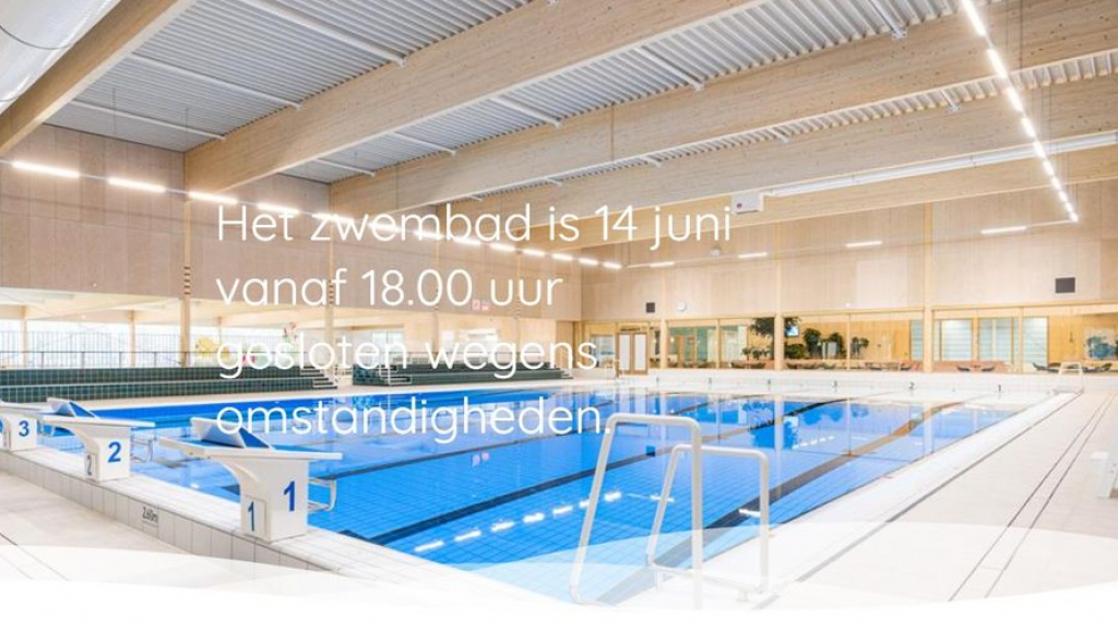Foto: Zwembad De Wiltsangh vanavond gesloten