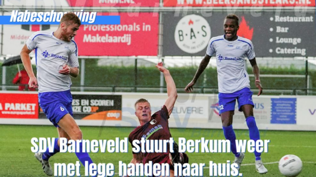 Foto: SDV Barneveld stuurt Berkum weer met lege handen naar huis