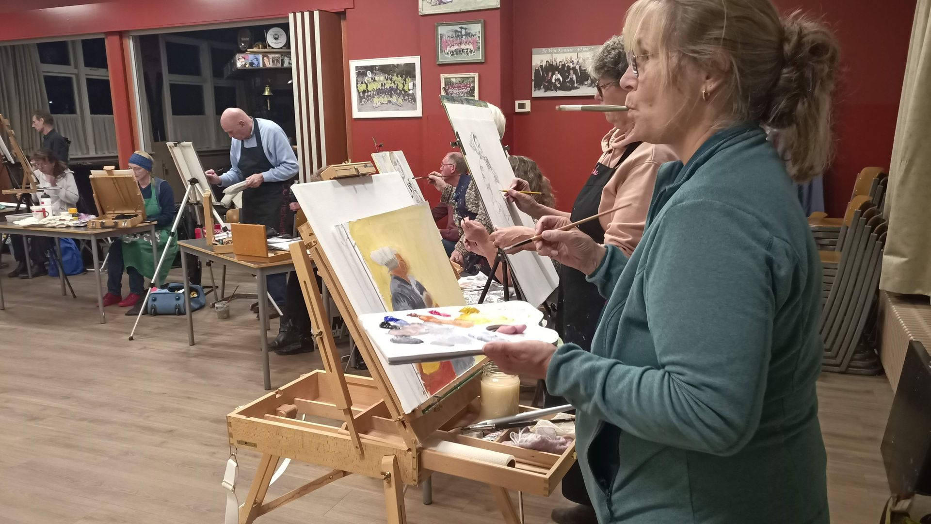 Foto: Expositie schildersvereniging De Vrije Kwasten