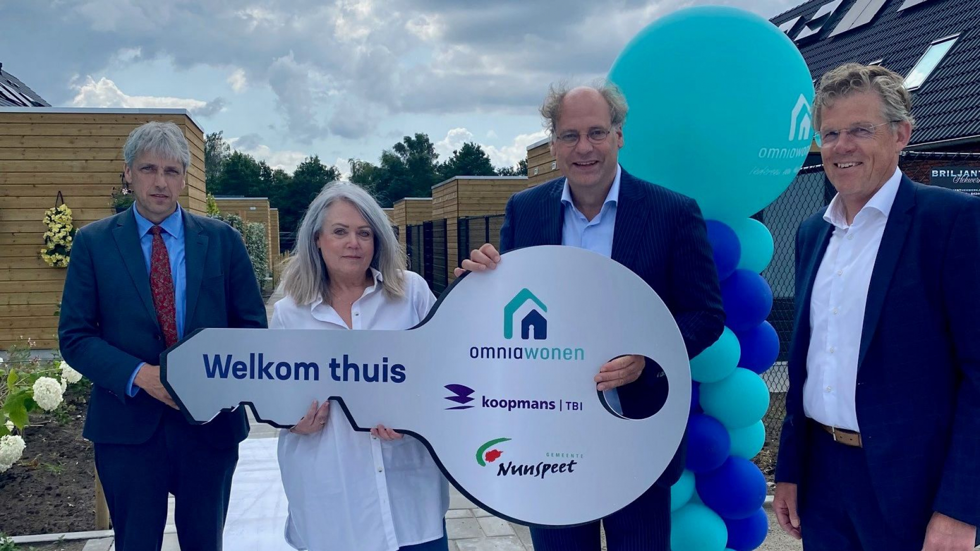 Foto: Feestelijke bijeenkomst voor huurders van de Kijktuinen