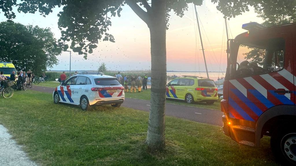 Foto: Waarschuwing voor het koude zwemwater tijdens deze warme dagen