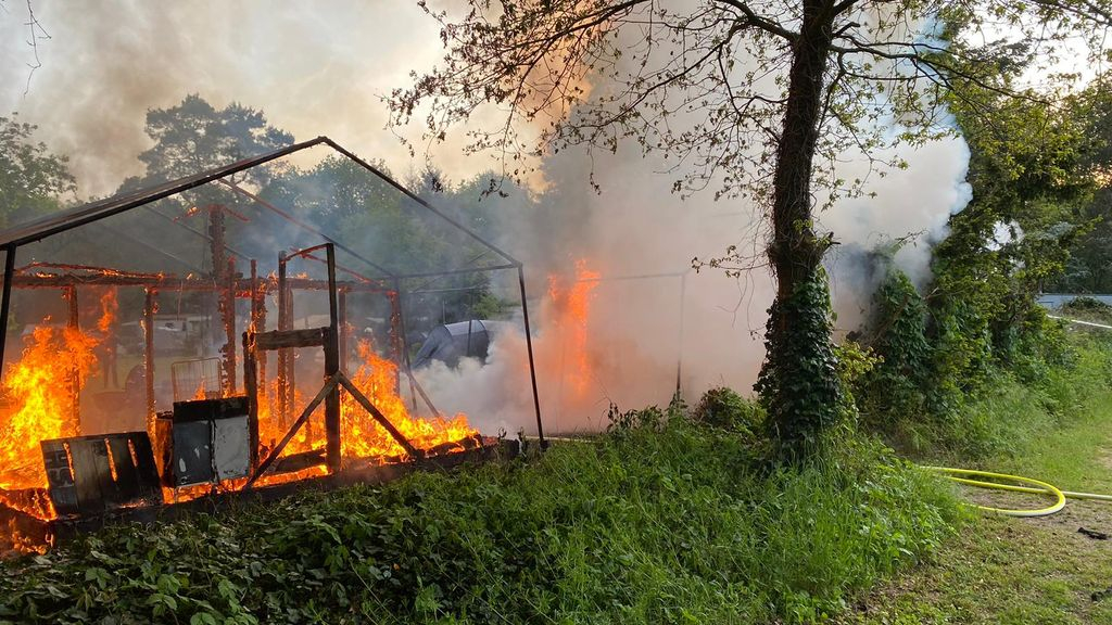 Foto: Update brand camping de Witte Wieven: iedereen is veilig