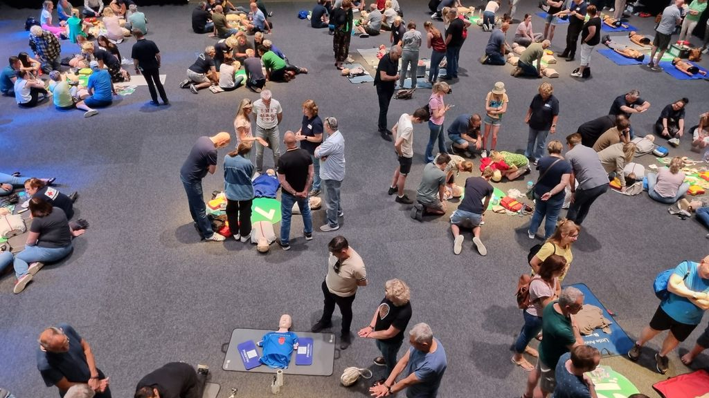 Foto: Somertijd Reanimatiedag druk bezocht