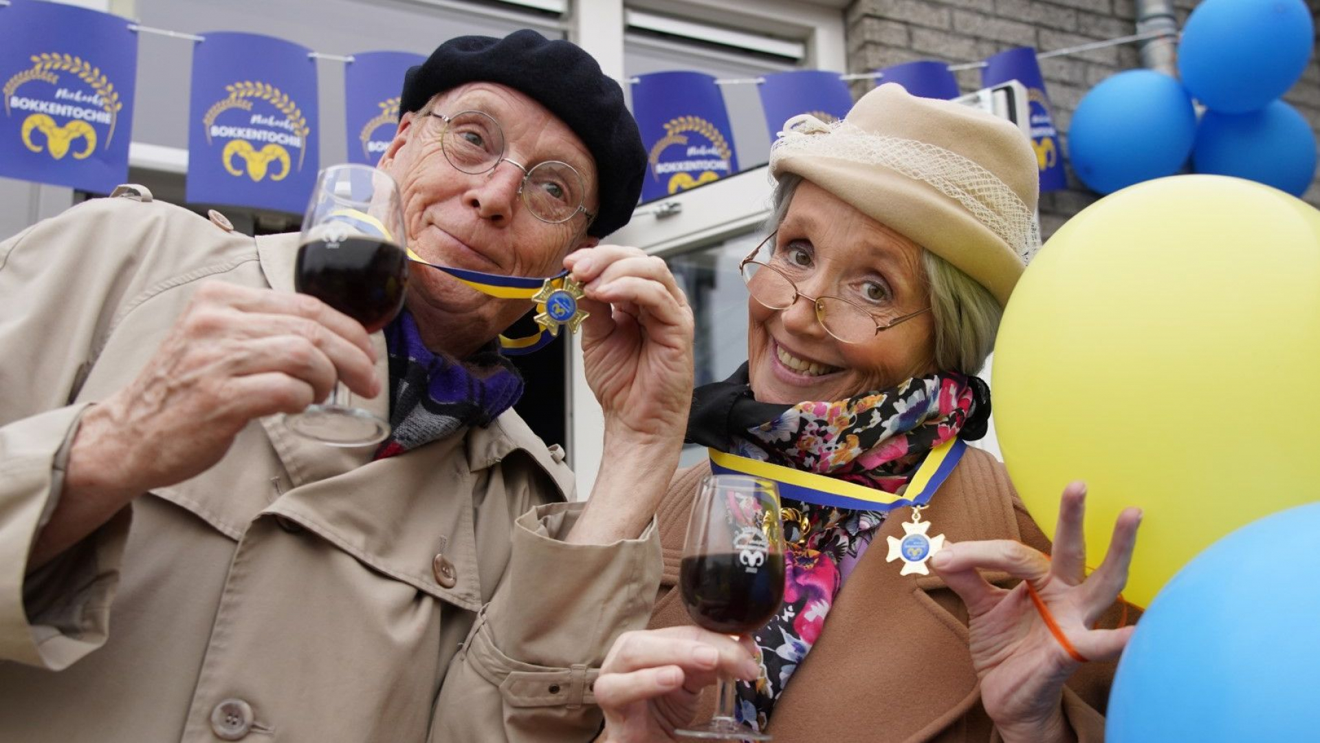 Foto: Wandelend de bokkentocht