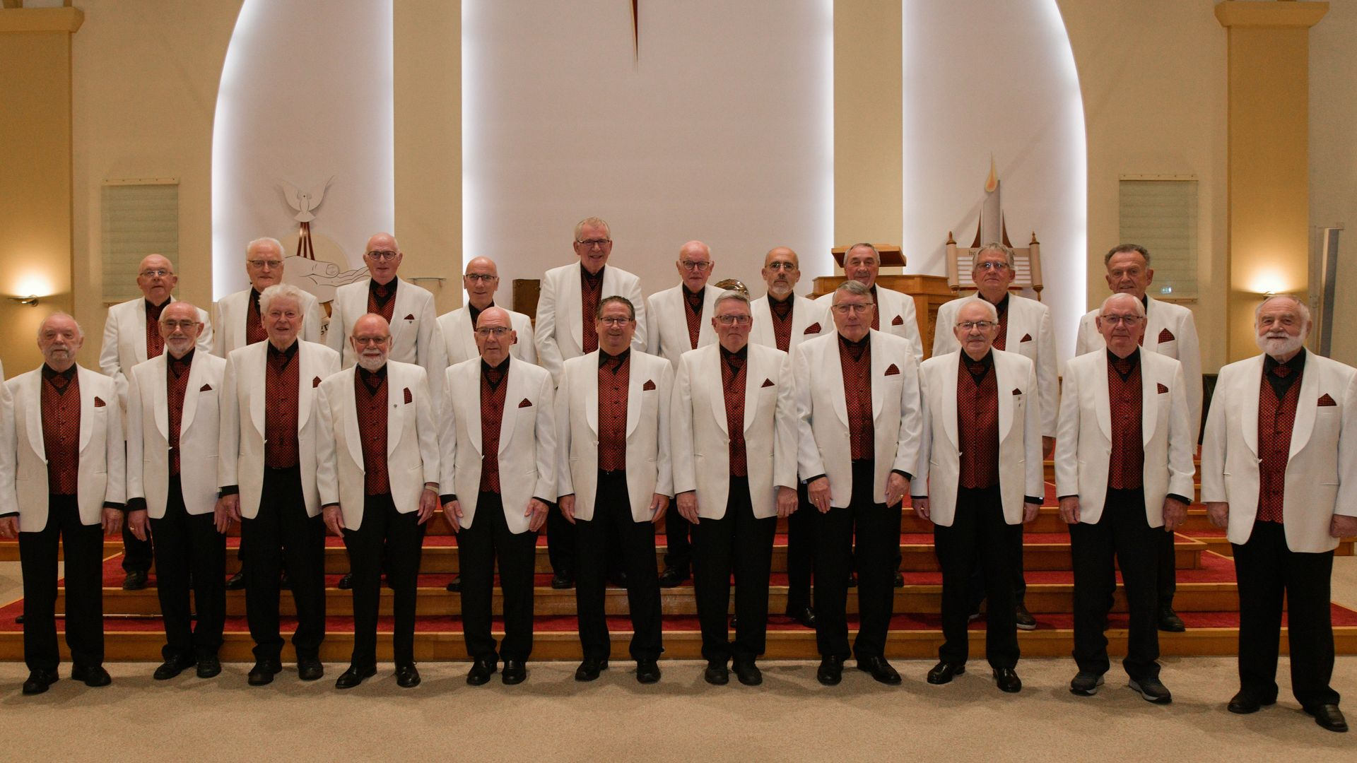 Foto: Kerstmatinee door het Nunspeets Mannenkoor met samenzang