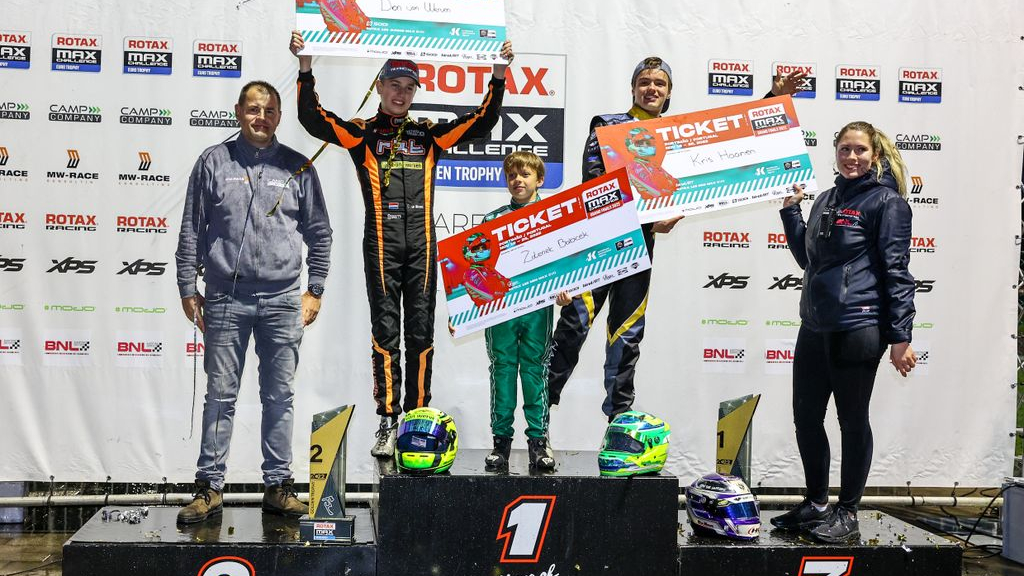 Foto: Hulshorster karter Dion wint ticket WK Rotax Max