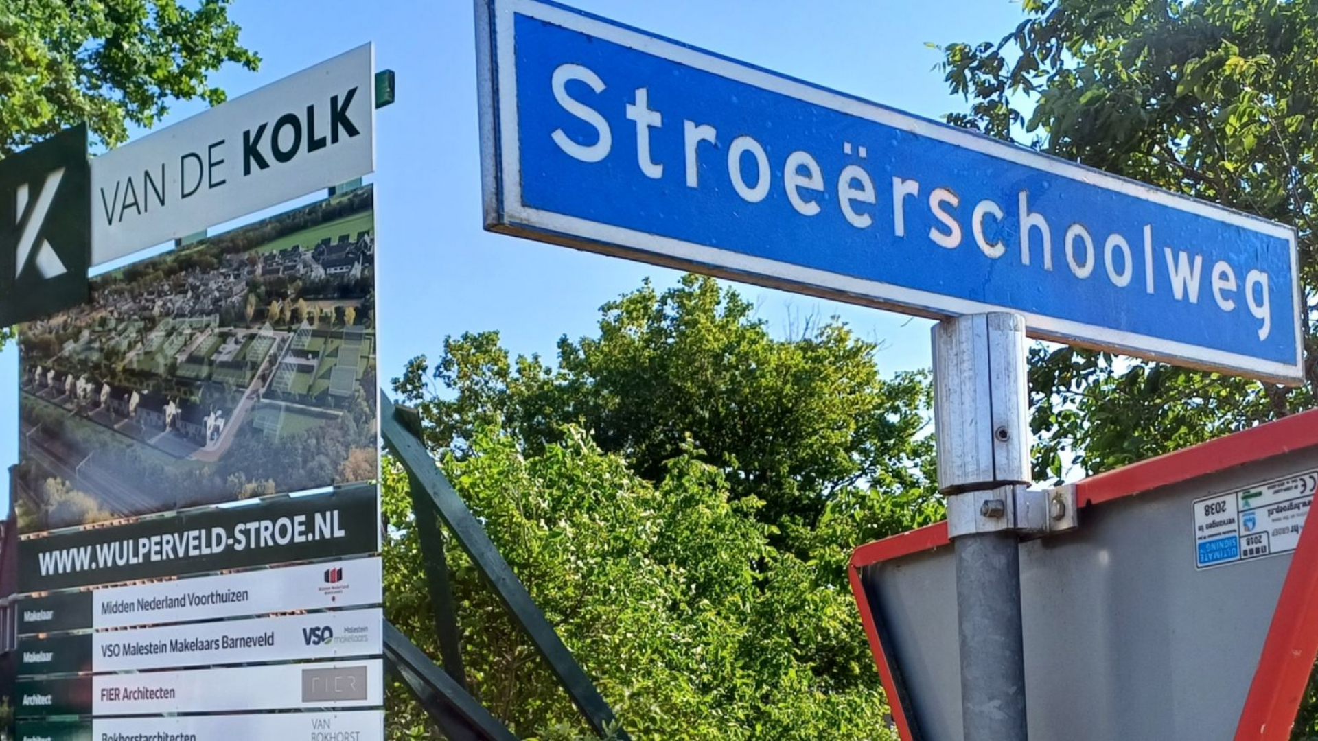 Foto: Deel Stroeërschoolweg wordt fietspad