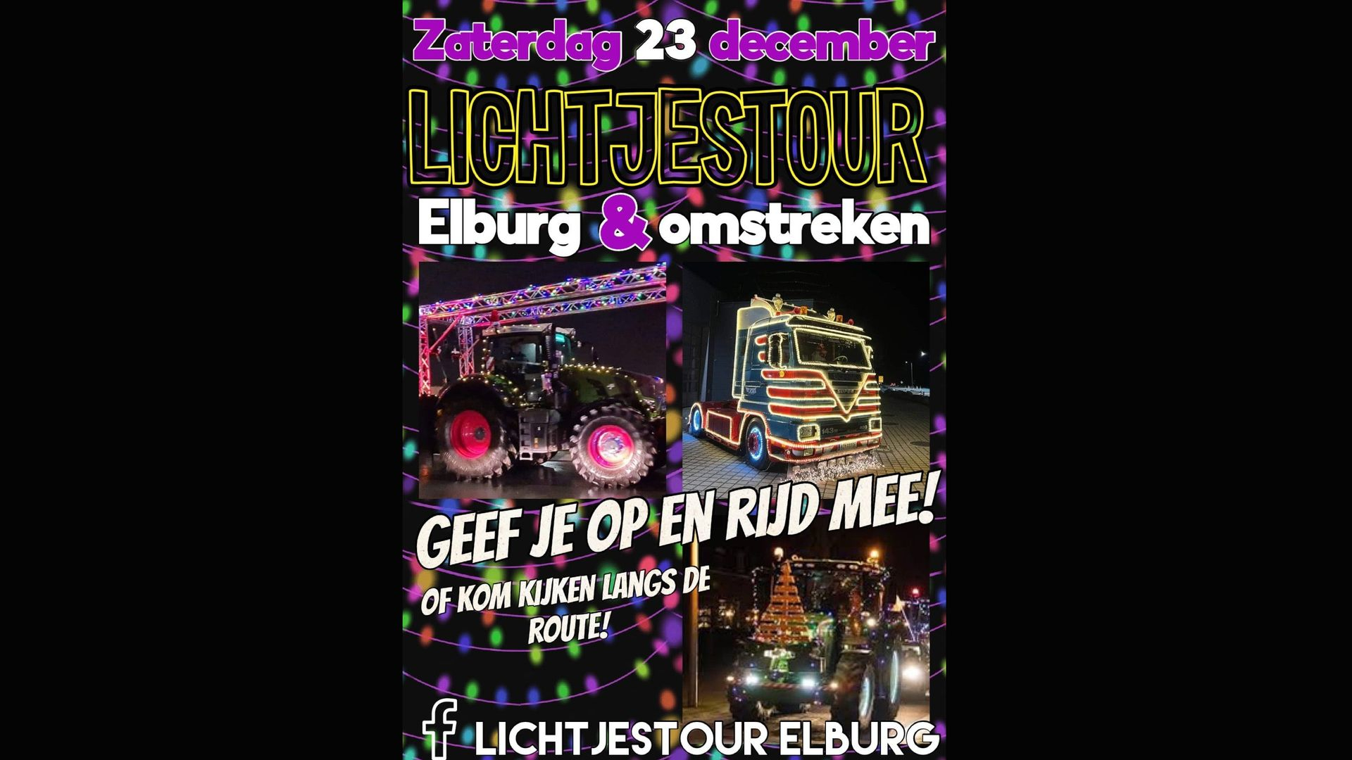 Foto: Wie rijdt er mee tijdens de Lichtjestour Elburg en Nunspeet? Geef je nu op!
