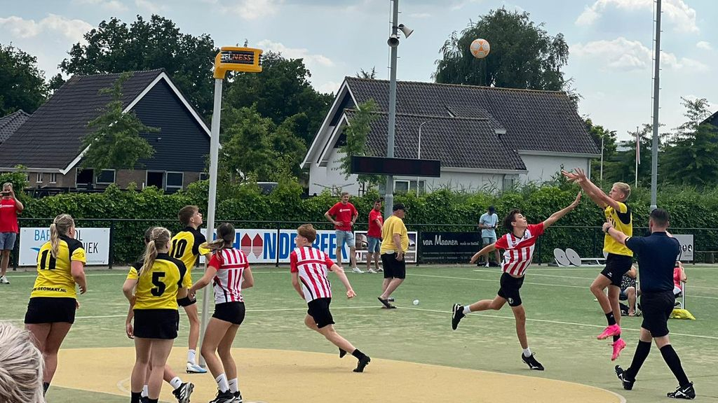 Foto: Fortuna wint NK Korfbal B-jeugd 1e klasse