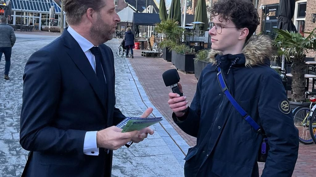Foto: Minister Hugo de Jonge op bezoek in Nijkerk