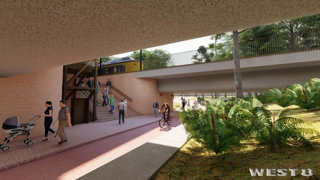 Foto: Gunning onderdoorgangen stationsomgeving Nunspeet is rond