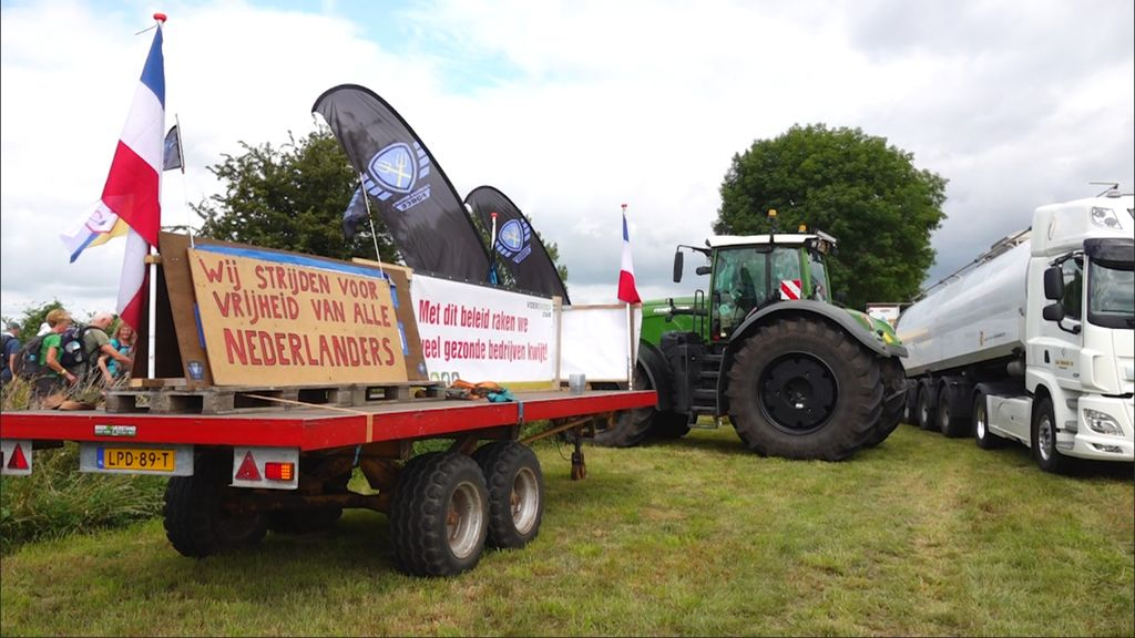 Foto: Stikstofproblemen? Welnee, 'klimaatleugens', zeggen deze Gelderlanders
