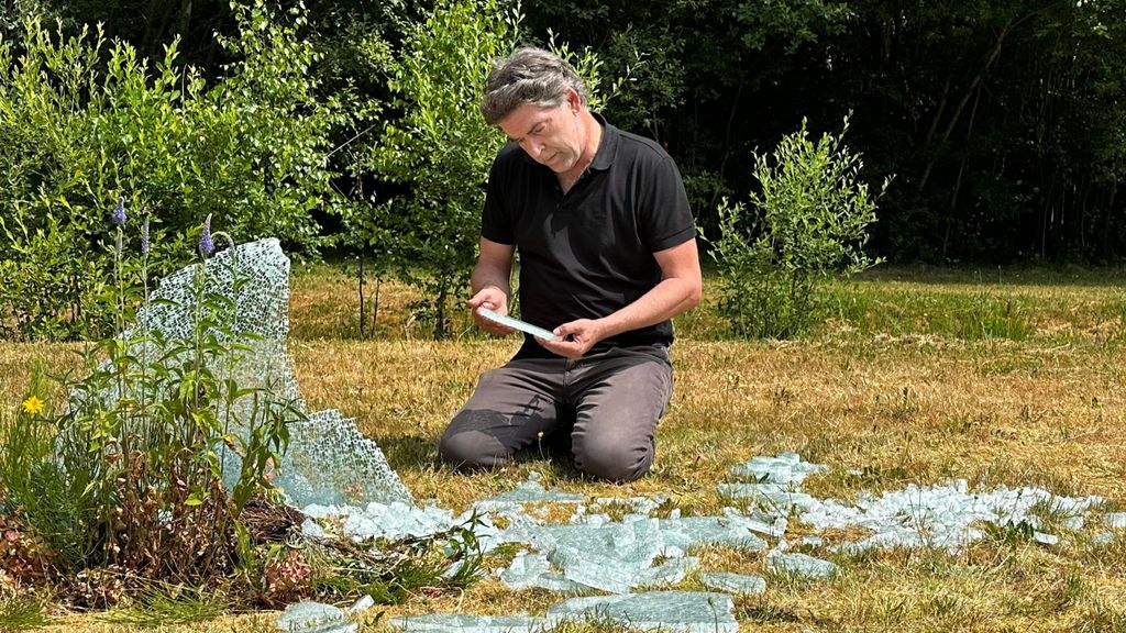Foto: Norbert wil na vernieling nieuw monument kankerpatiënten