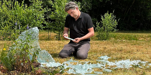 Foto: Norbert wil na vernieling nieuw monument kankerpatiënten