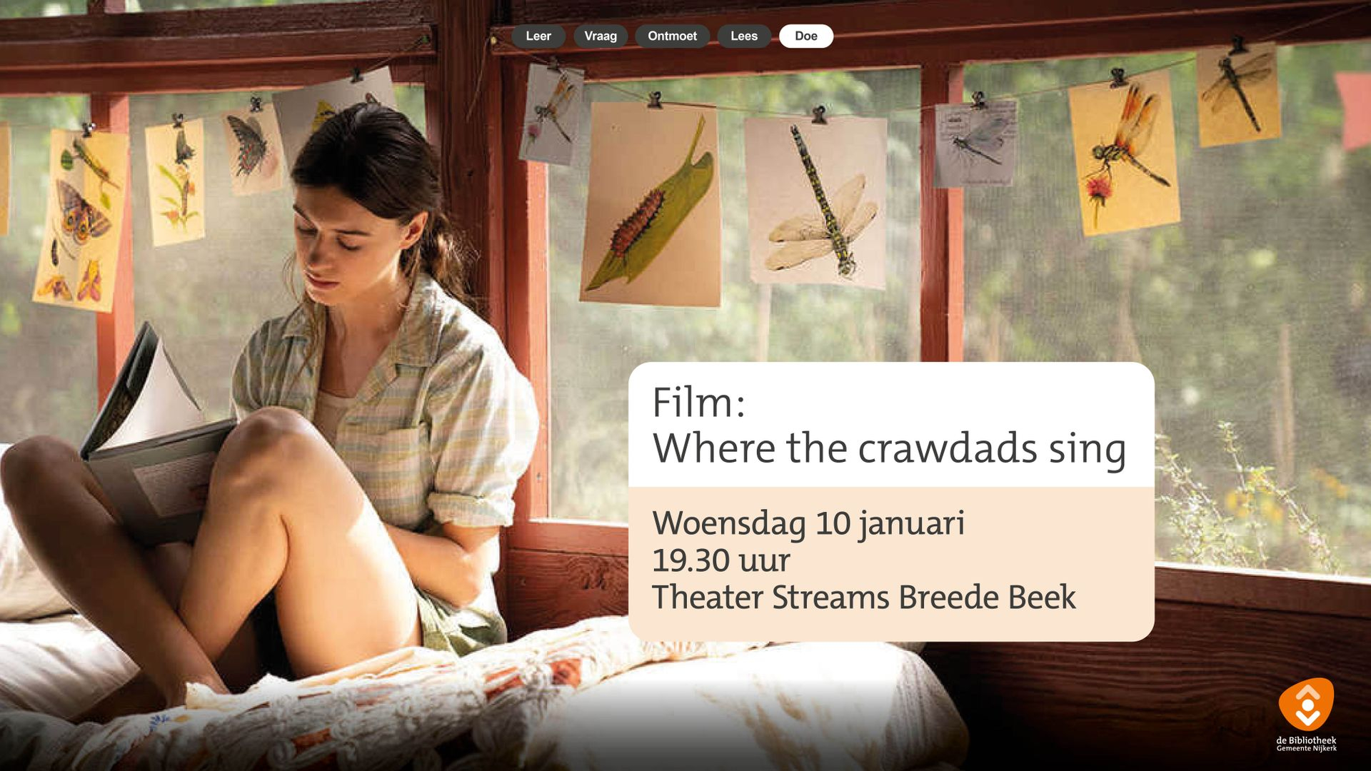 Foto: Film: Where the crawdads sing in theater Streams Breede Beek