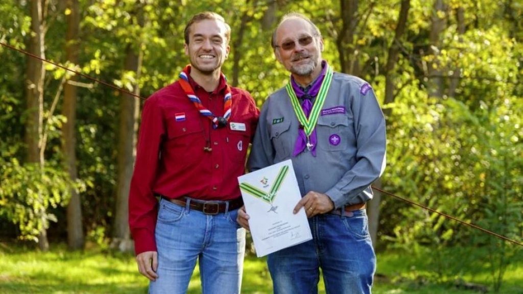 Foto: Hoge scoutingonderscheiding voor Nijkerker Middelkoop
