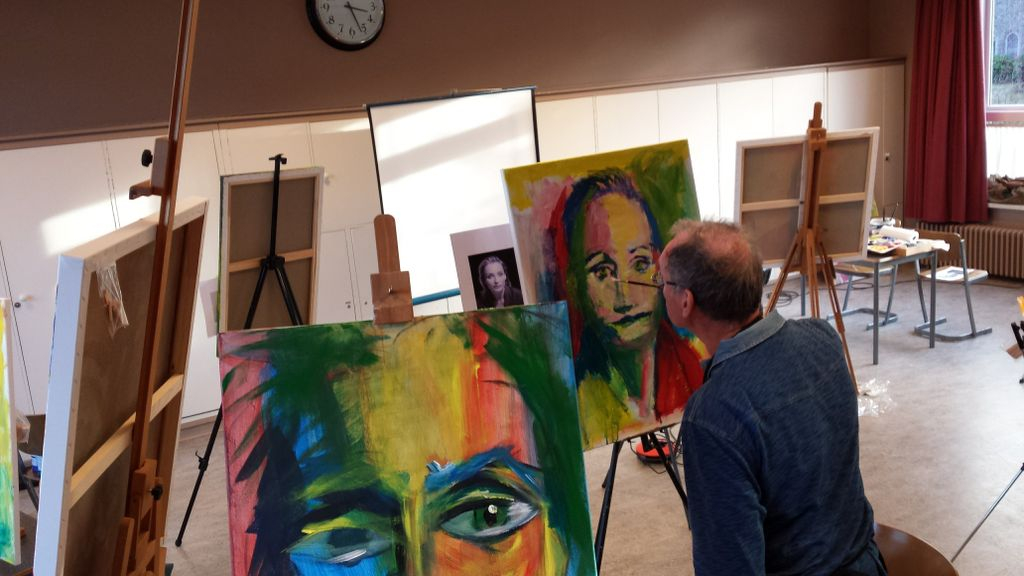 Foto: Expositie Amateur schildersvereniging De Vrije Kwasten