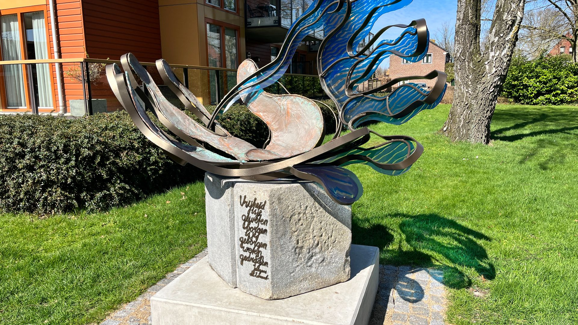 Foto: Kunstwerk wisselsokkel onthuld