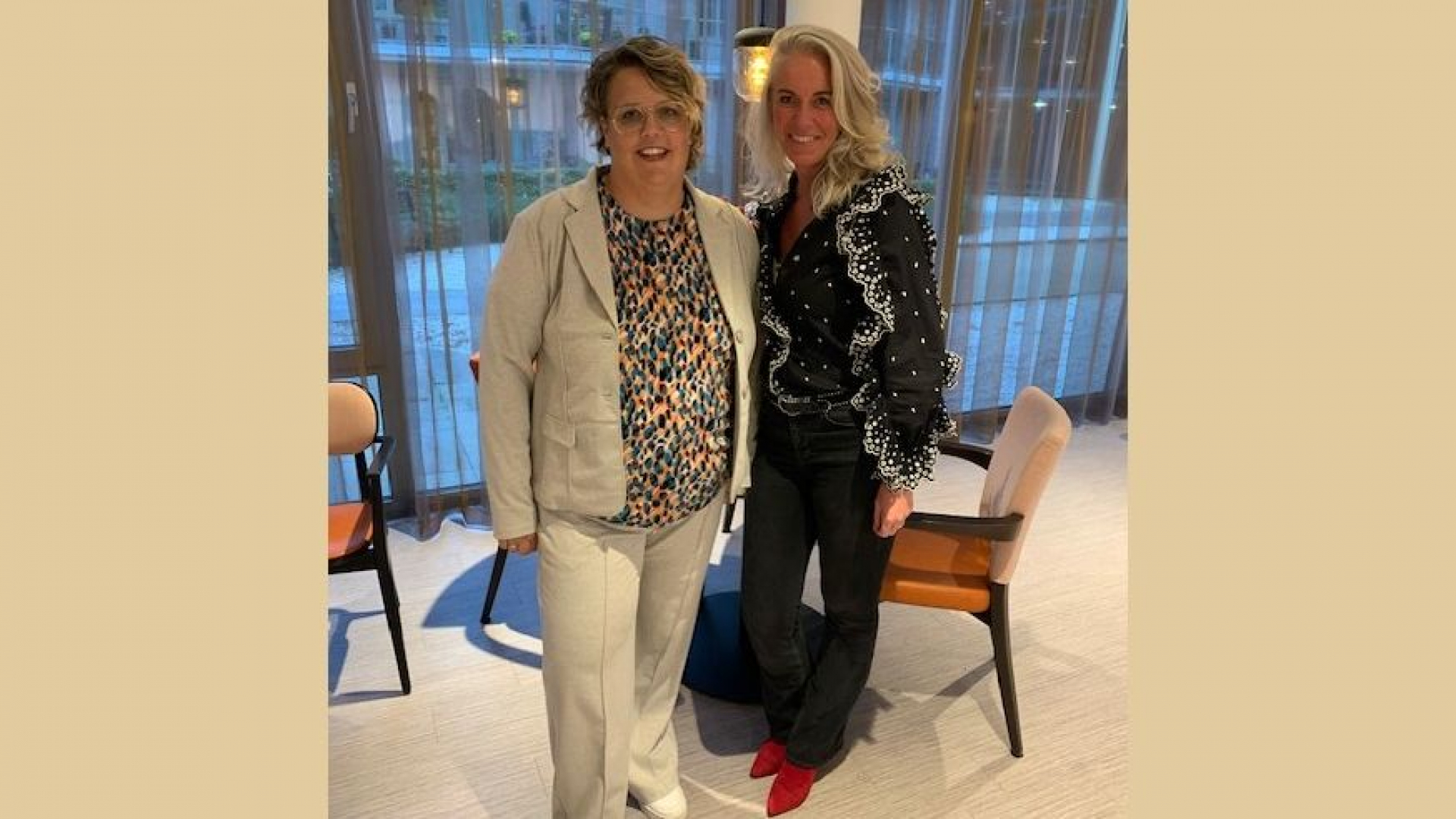 Foto: Marleen Kragt vertrekt bij Present Nunspeet