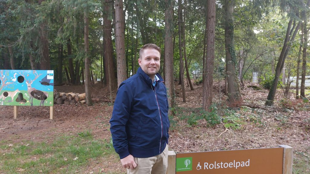 Foto: Lokale SGP fractie stelt vragen over rolstoel pad