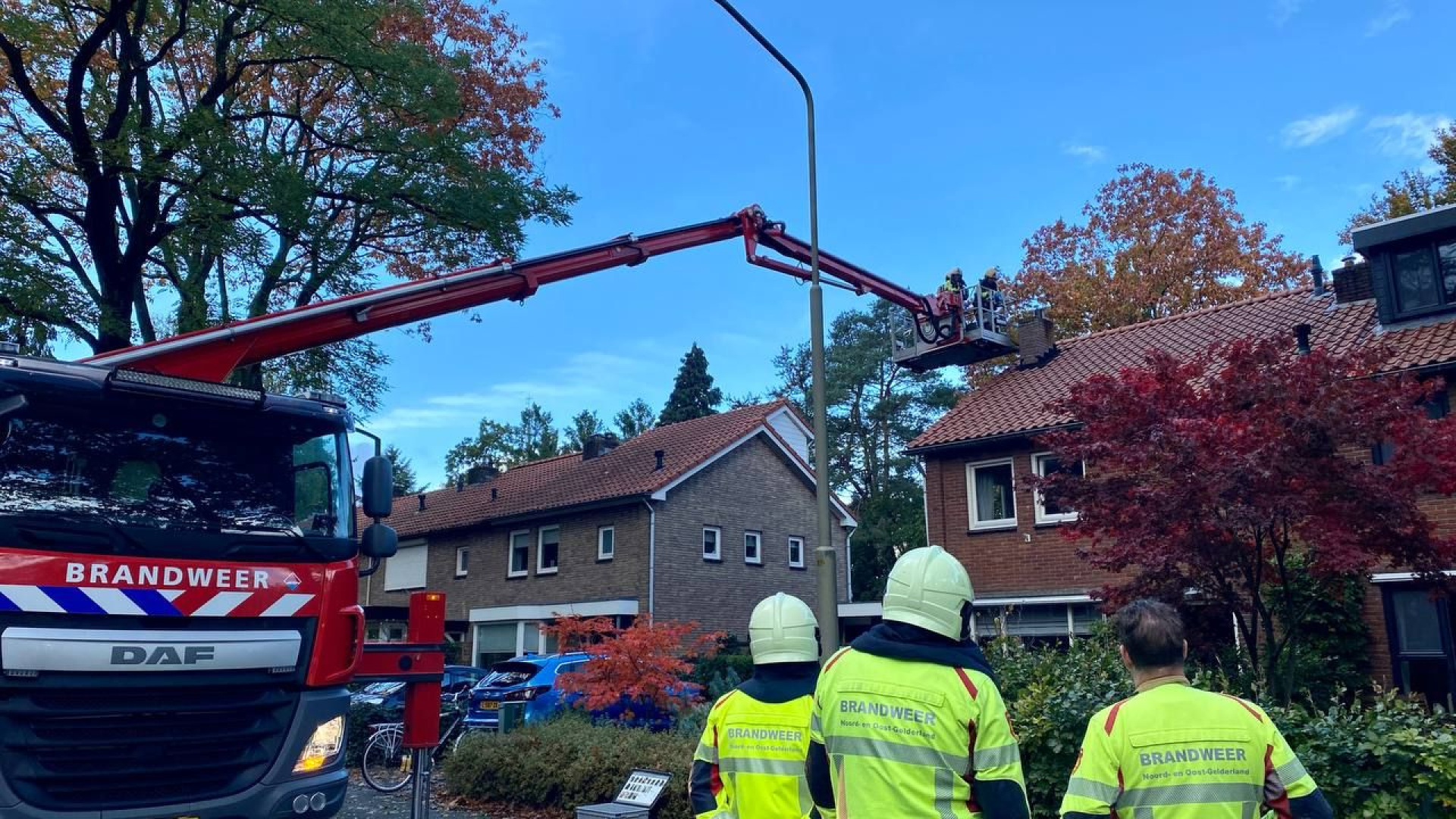 Foto: Schoorsteenbrand aan de Leopoldlaan