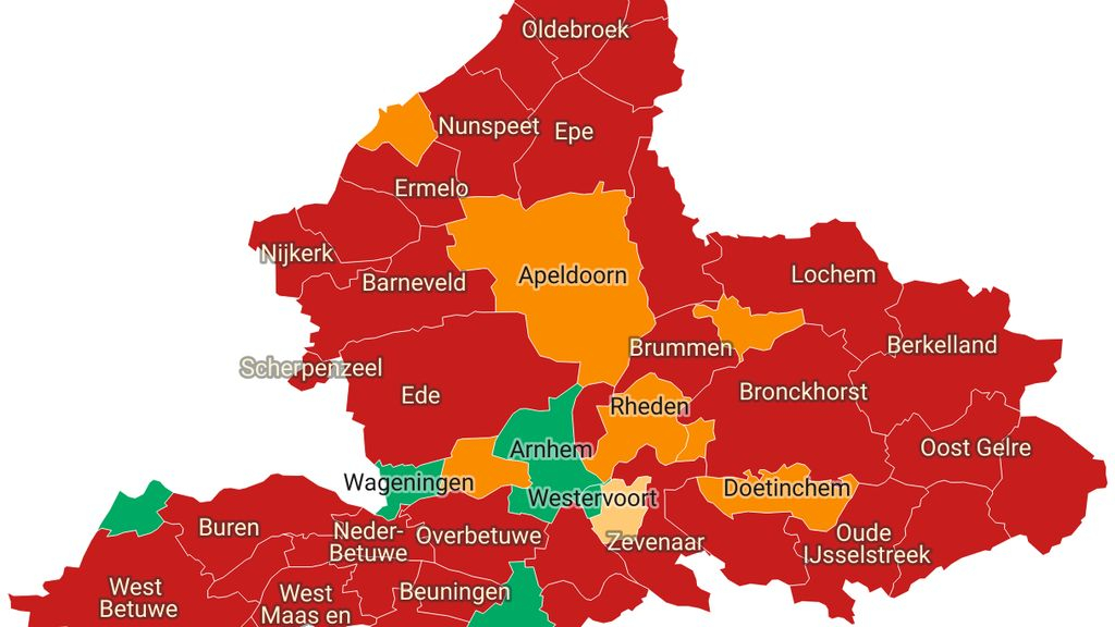 Foto: Slechts vijf Gelderse gemeenten onder energieverbruiksplafond