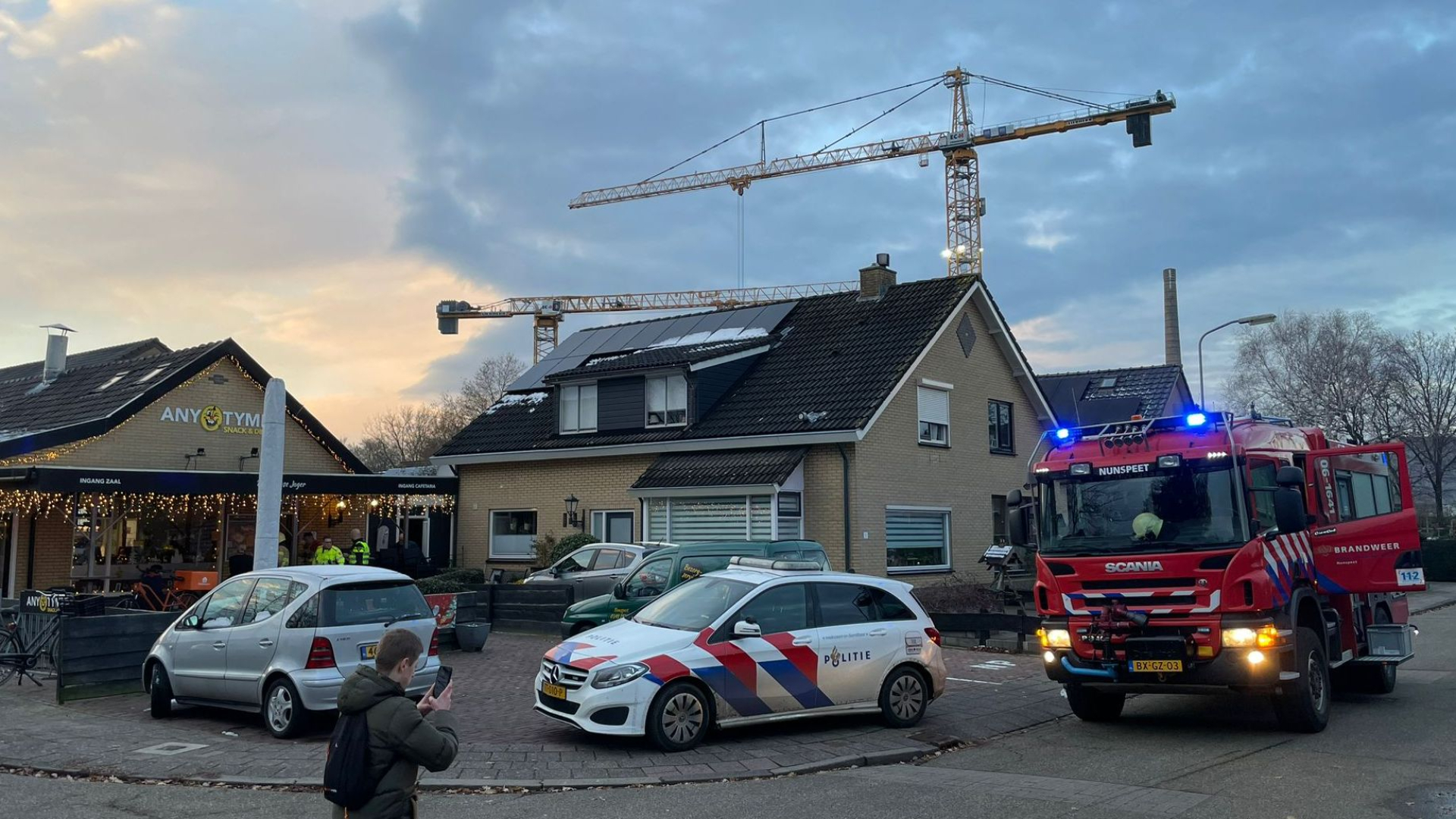 Foto: Vlam in de pan bij de Veluwse Jager