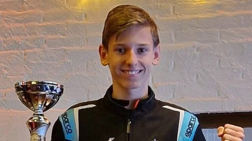 Foto: Elspeets karttalent Xavier (15) haalt tweede plek op NKH Kids