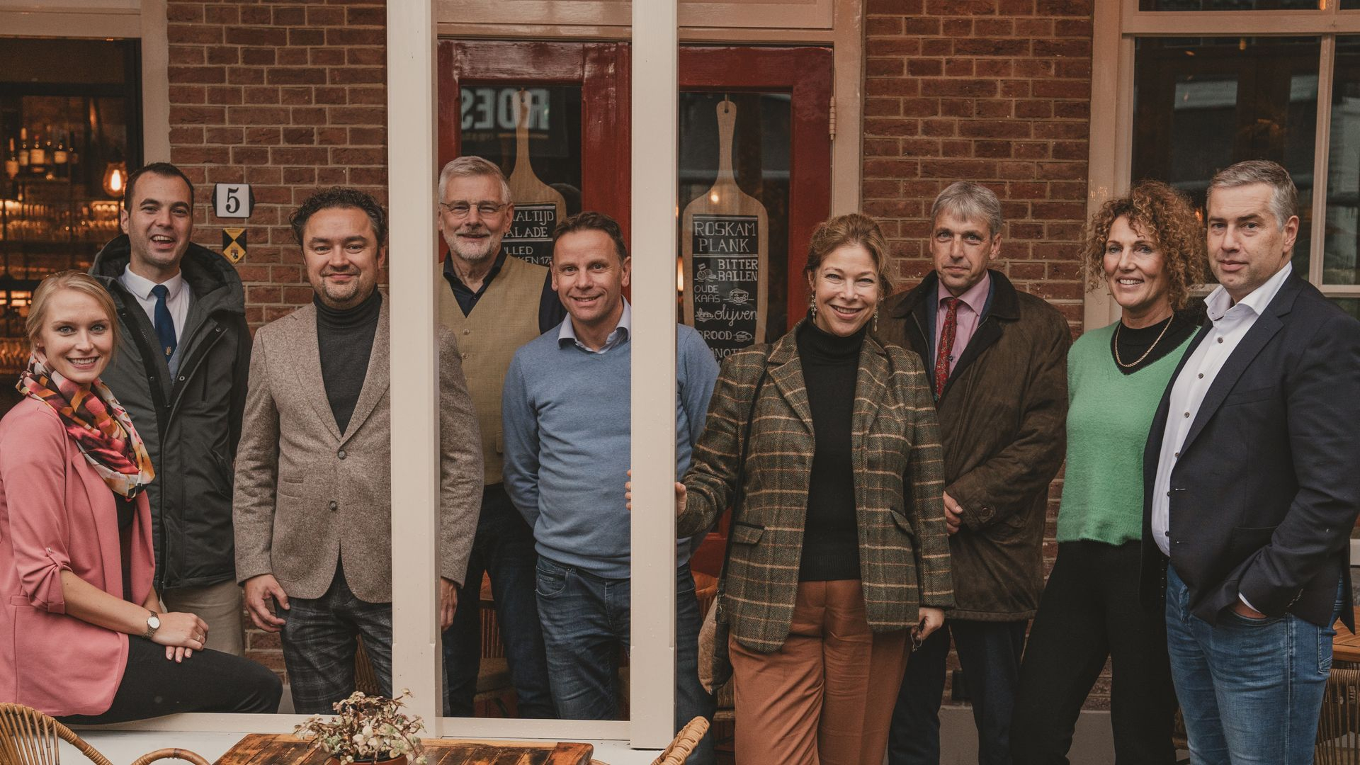 Foto: Burgemeester en wethouders te gast bij Nunspeet Onderneemt Samen