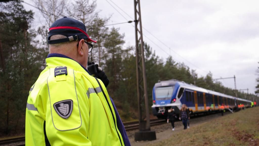 Foto: Spoorwegongeval bij Groenelaantje