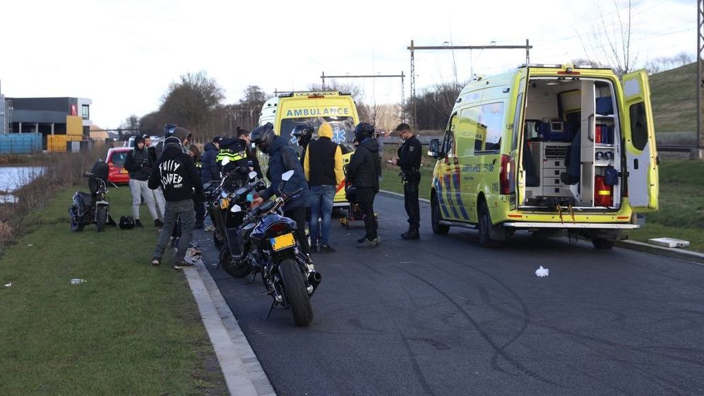 Foto: Gewonden door racerij op bedrijventerrein Barneveld