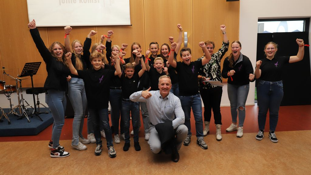 Foto: B-Slagwerkensemble Elspeet winnaar van de Sla Je Slag Cup 2022