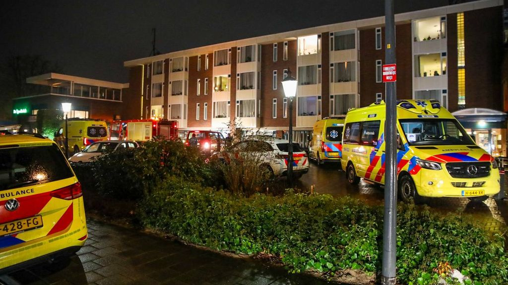 Foto: Vier gewonden bij brand in verzorgingshuis