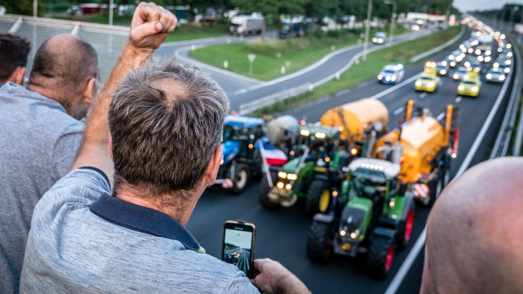 Foto: Keihard actievoeren of goodwill behouden? Protestboeren zijn verdeeld