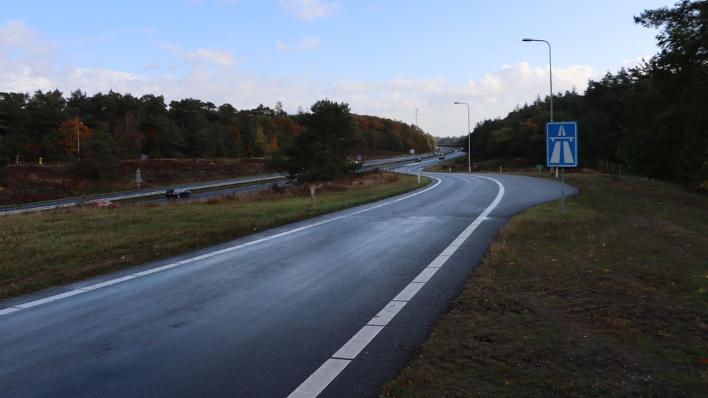Foto: Korte afsluiting toe- en afritten A28