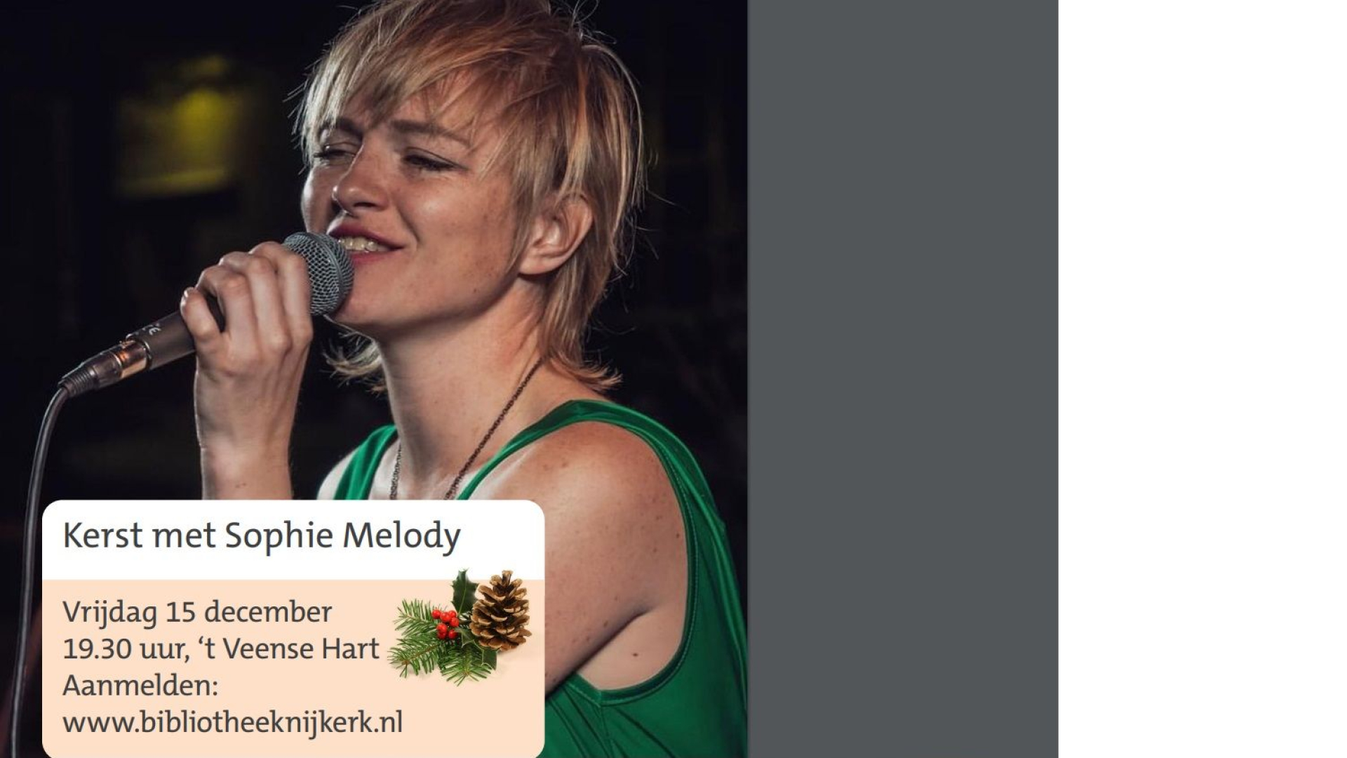 Foto: Jazzy kerstmuziek met Sophie Melody