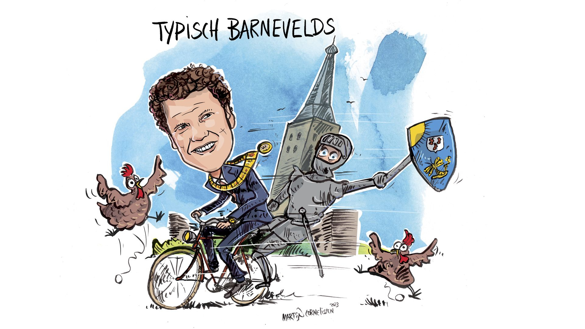 Foto: Burgemeester Jacco van der Tak biedt eerste aflevering van podcastserie 