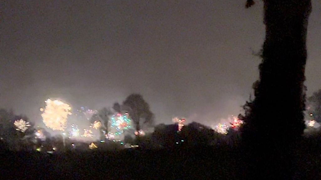 Foto: Nunspeet heeft 2023 rustig maar met veel vuurwerk ingeluid