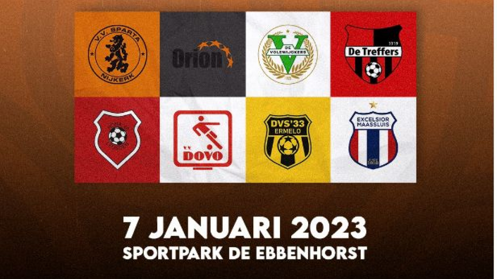 Foto: COVEBO Cup op 7 januari bij Sparta Nijkerk