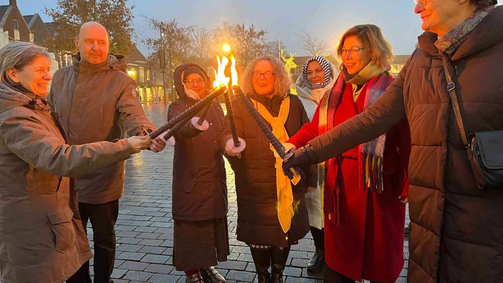 Foto: Amnesty Nunspeet organiseert Fakkelwake
