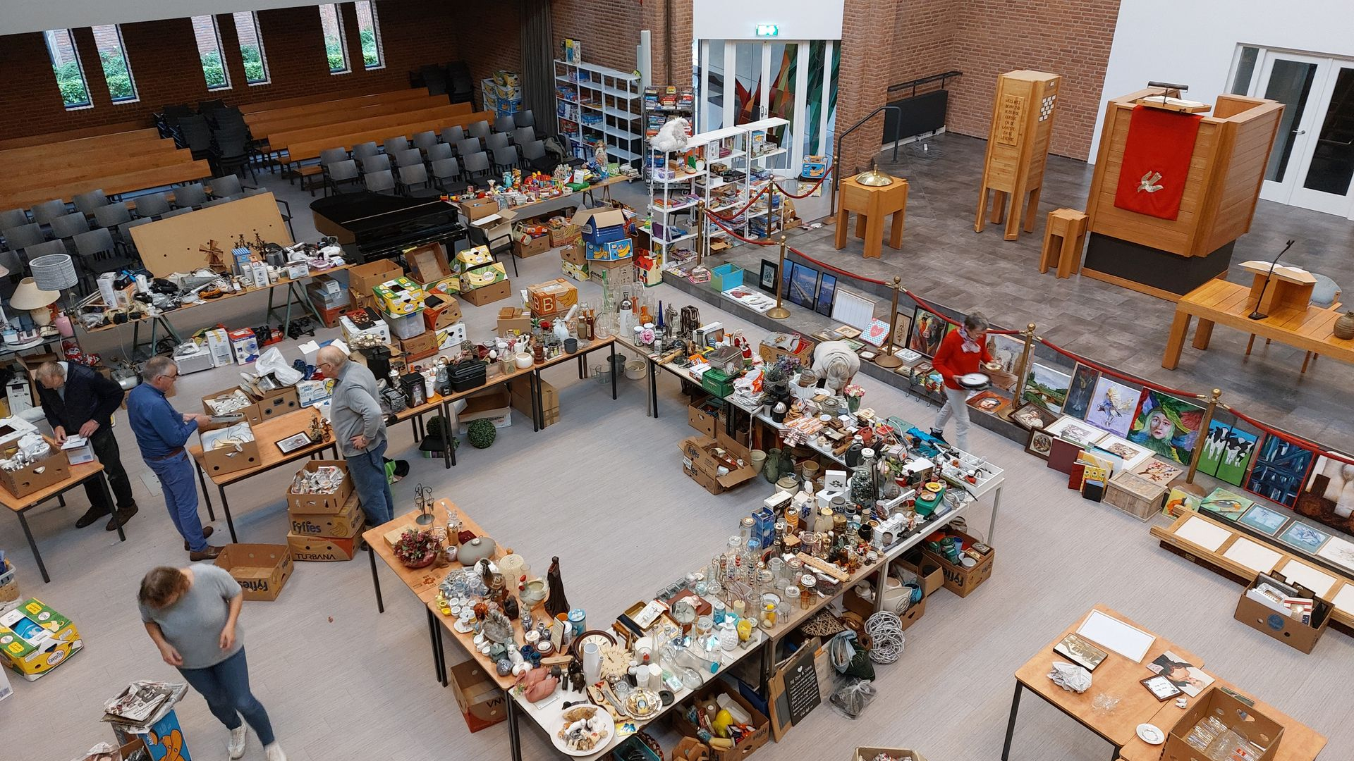 Foto: Opbrengst bazaar Kruiskerk €7900,-