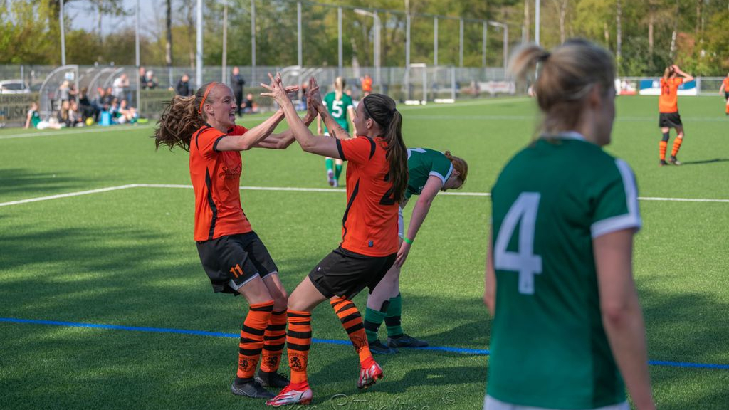 Foto: Sparta Vrouwen halen resultaat op karakter