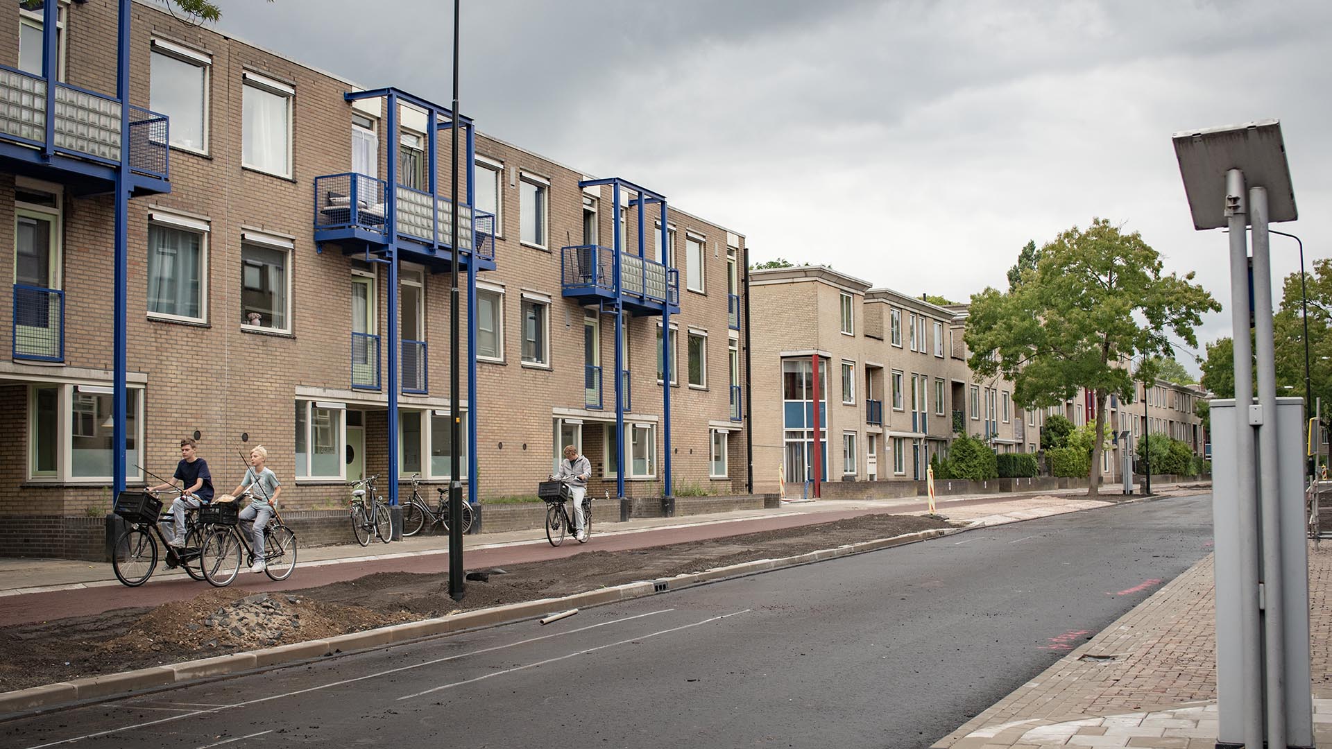 Foto: Alleen vandaag is de Wilhelmina Druckerstraat in Apeldoorn nog afgesloten