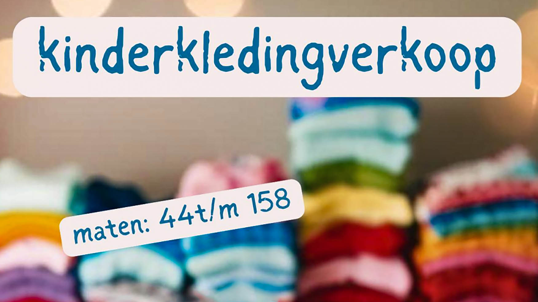 Foto: Eerste kinderkledingverkoop in wijk Osseveld