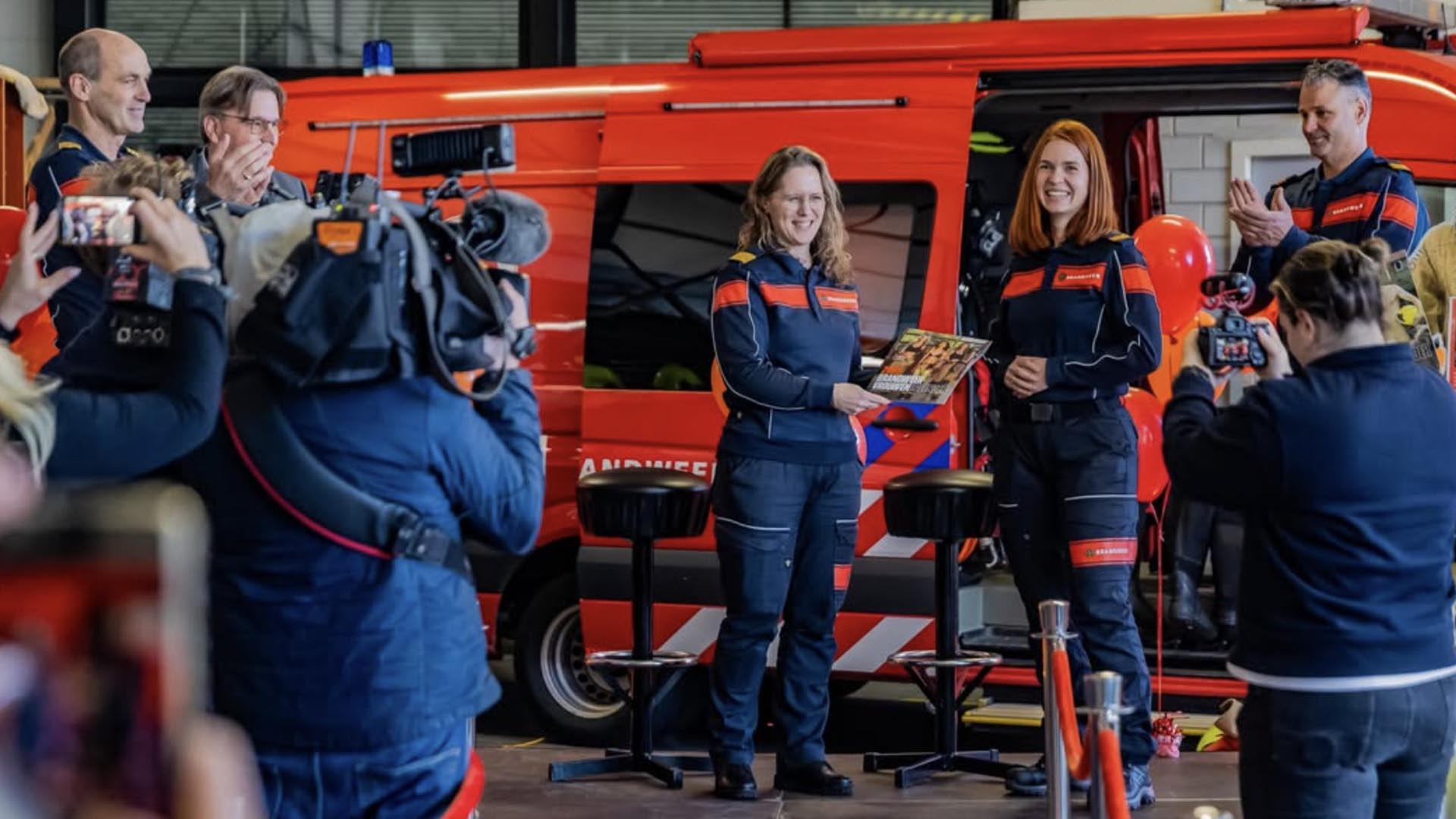 Foto: Brandweervrouwenkalender toont kracht en inzet vrouwen bij brandweer